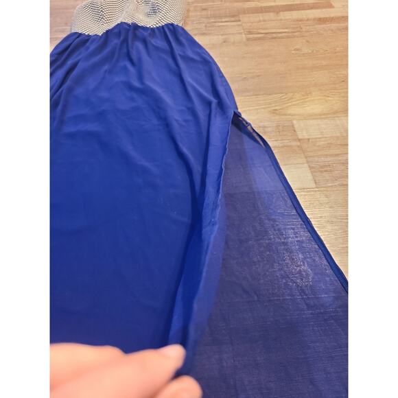 Sweet storm large women's strapless formed bust sheer skirt maxi dress - Picture 2 of 10